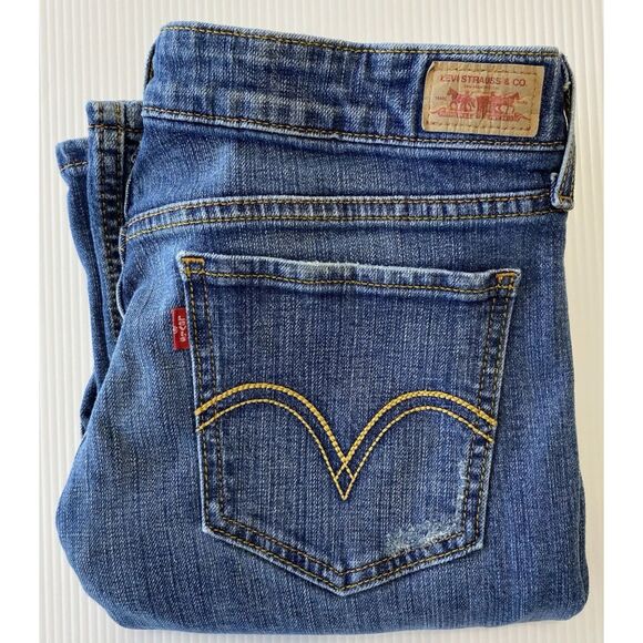 Levis 518 Superlow Bootcut Curvy Denim Jeans Women's Size 11 Long ( Fit 32x33) - Picture 10 of 10